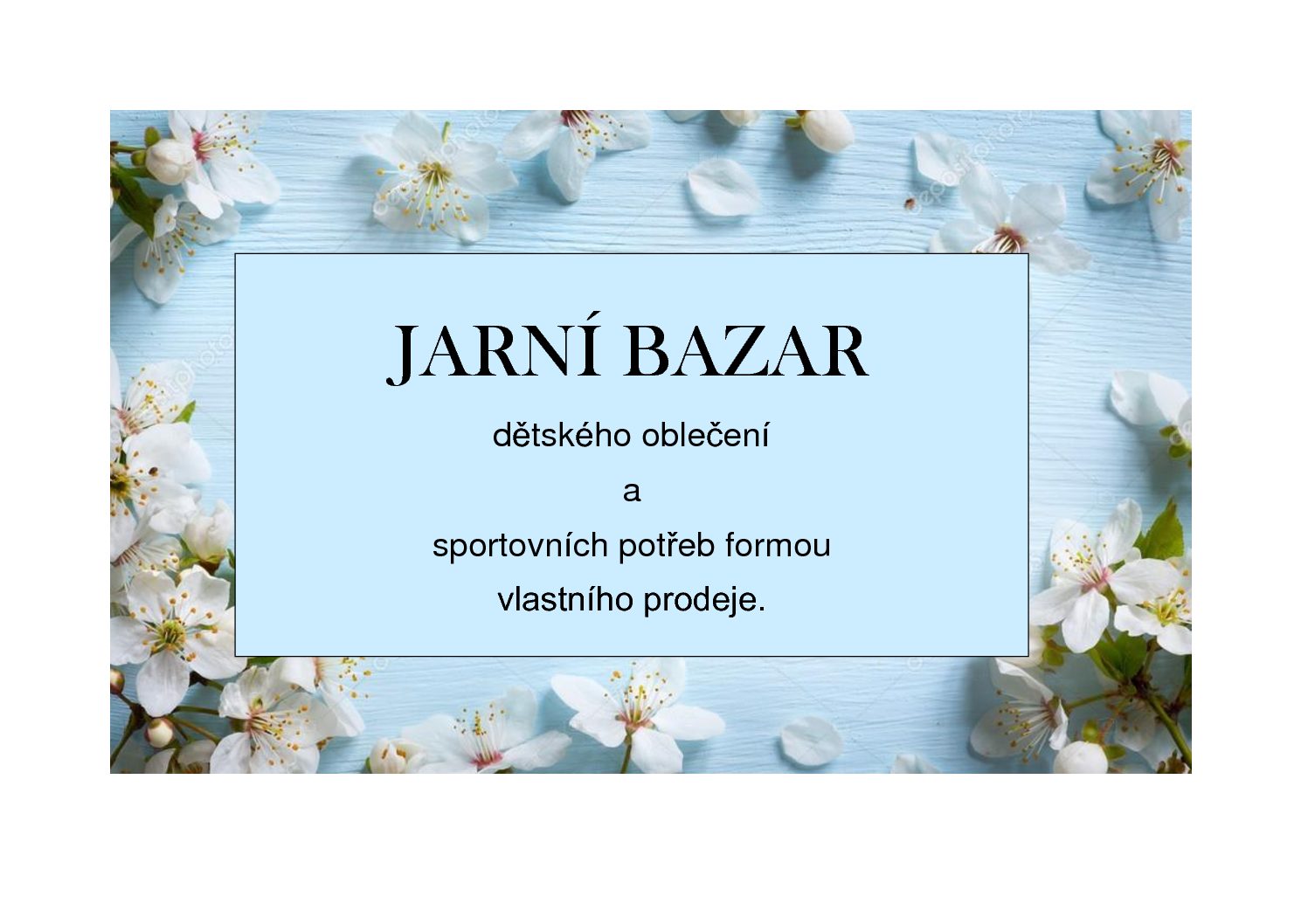 Jarní bazar